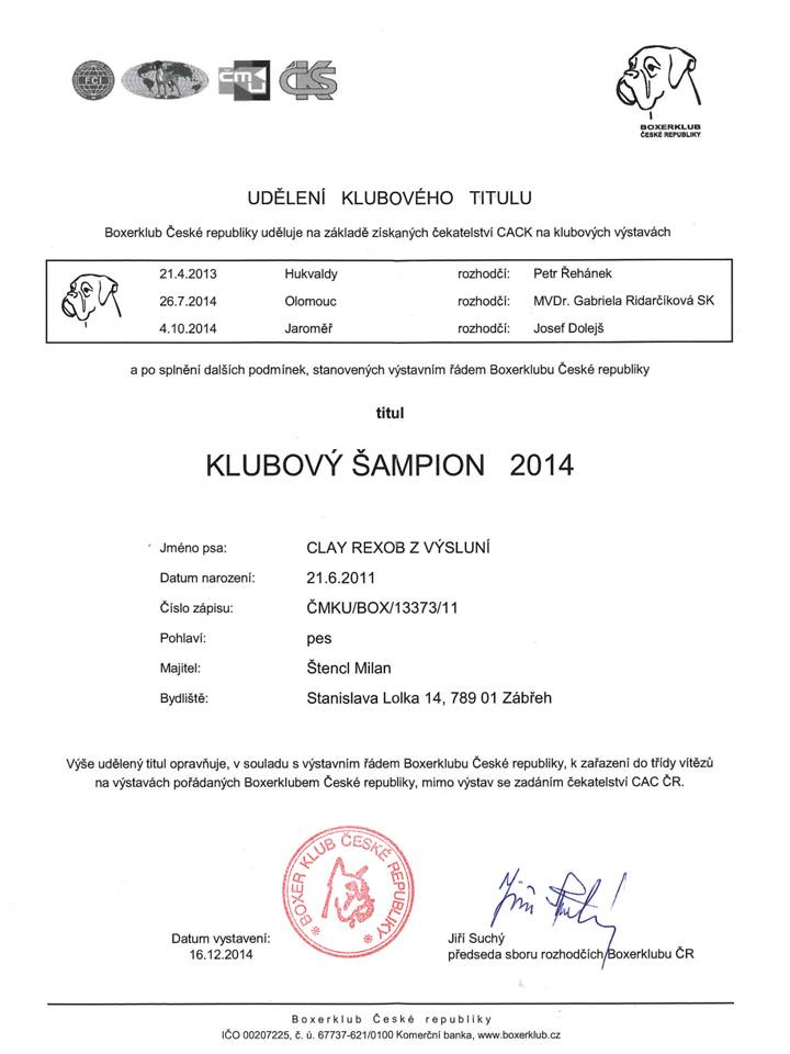 Clay KV 2014